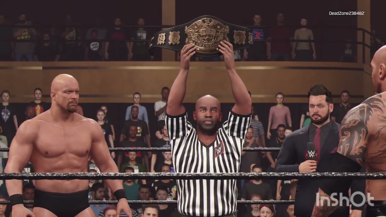 #WWE2K25 - Steve Austin (Vs) Batista ** WWE CHAMPIONSHIP CAGE MATCH ** (2KHD) #ECW