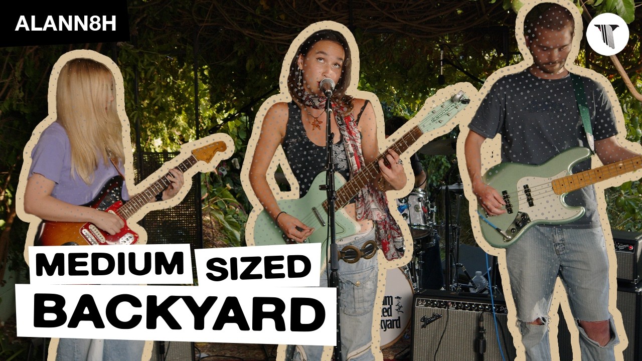Alann8h Performs in the Medium Sized Backyard