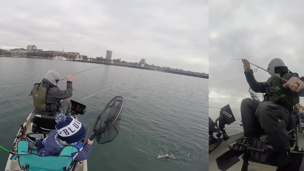 Geelong Waterfront kayak fishing