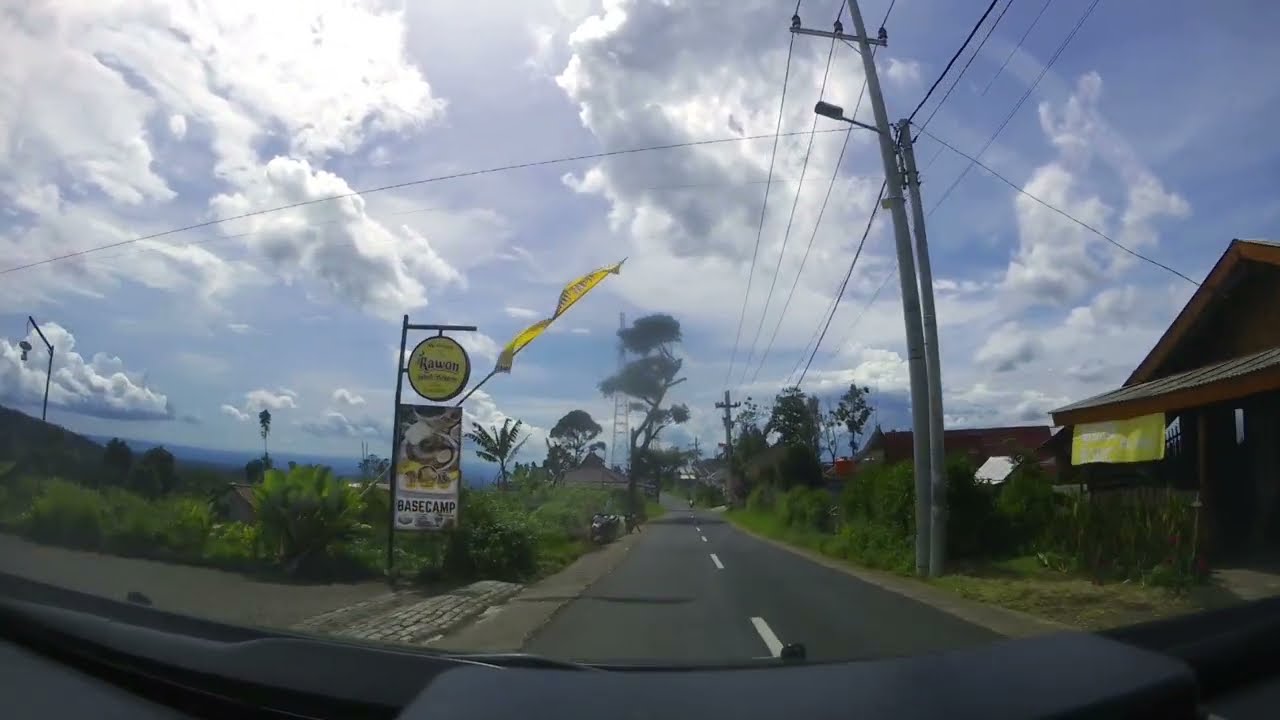 Dashcam - Gubukklakah jalur Bromo via Malang Video driving Riding bukan vlog POV
