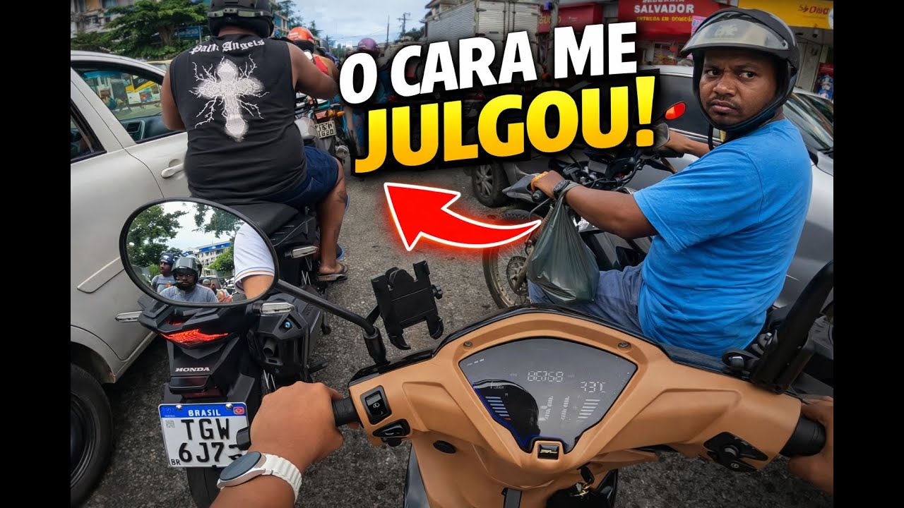 RODANDO ATÉ PIRAJÁ 🏍️ TRANSITO, CORREDOR E REALIDADE | MOTOVLOG