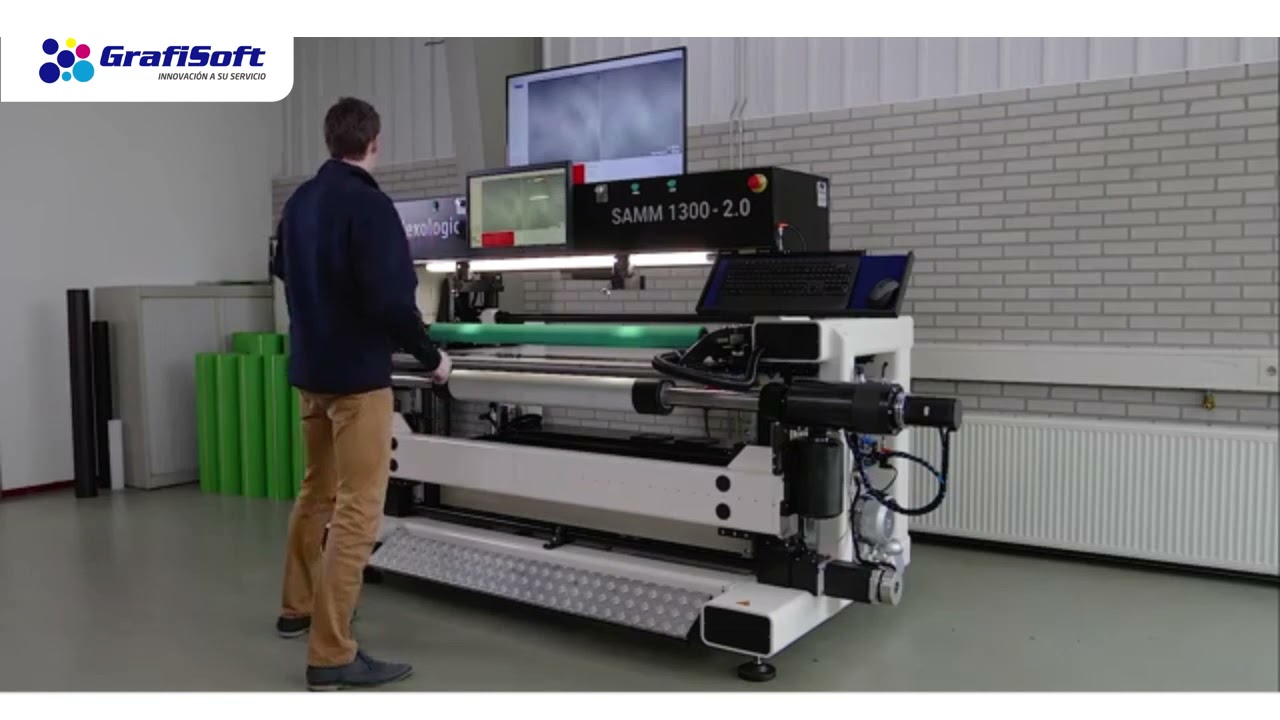 Montadora autom&aacute;tica Samm 2.0 / workflow  - AV Flexologic