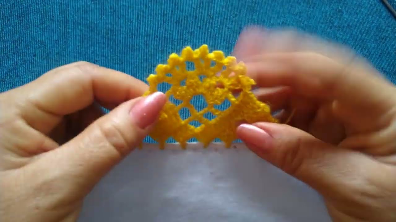 Preciosa puntilla num 897, para servilletas de una vuelta.#parati #crochet #fypシ #arte #tutorial