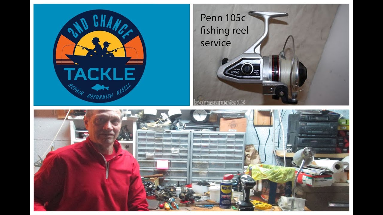 Penn Silver 105C spin fishing reel problem diagnosis and how to repair