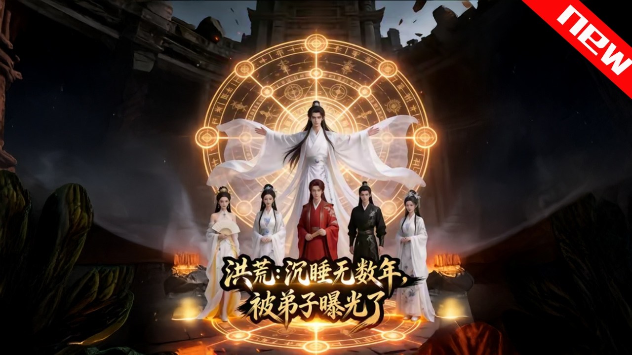 💕💕《洪荒：沉睡无数年，被弟子曝光了》沉睡万古的洪荒老祖苏醒，弟子们才发现师父竟是创世之神！#追光动漫社 #穿越 #動漫
