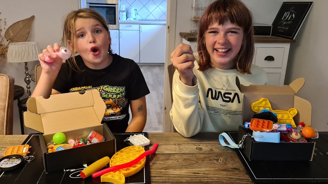 Flere nye FIDGETS TIL SAMLINGEN🪅MYSTISK SLIK BOX🍭🍬🍫😀