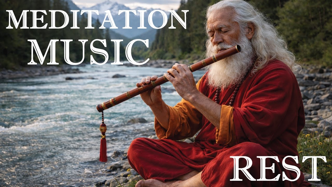 Inner Strength & Calm Mind, Cleanse Your Aura, Tibetan Flute for Deep Healing