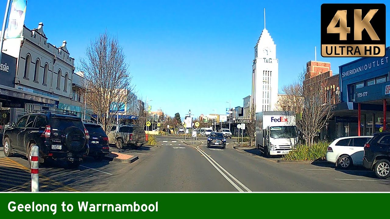 [AUS] Driving from GEELONG to WARRNAMBOOL (Real-Time Long Drive)