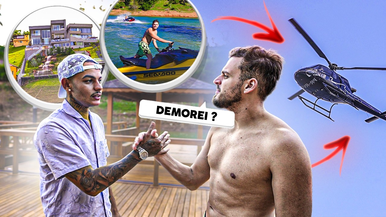 JONVLOGS VISITOU MINHA CASA DE HELICÓPTERO EM IGARATÁ