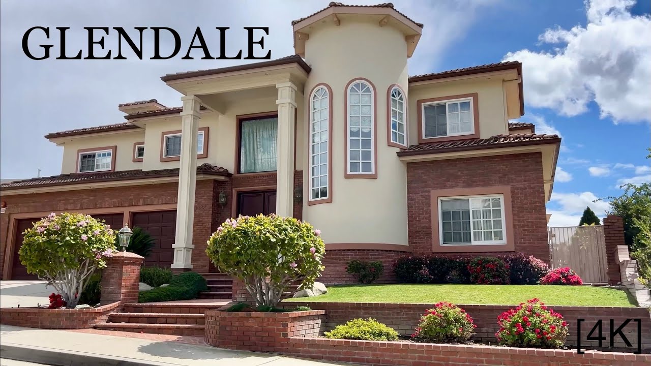 GLENDALE California - driving tour [4K]