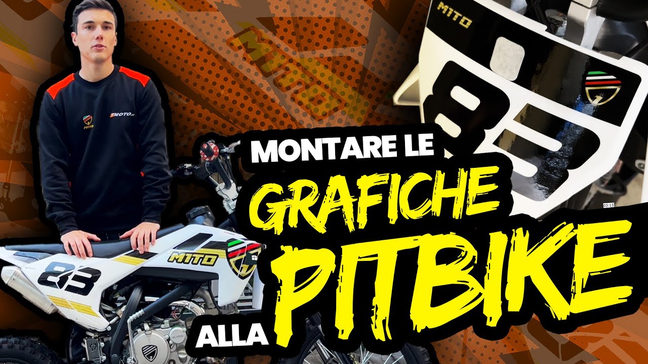 Montiamo le Grafiche alla Pitbike M1TO Ufficiale | t-moto.it