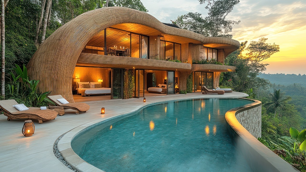 10 MOST Amazing Tropical Homes You Won't Believe Exist: Small Bamboo House to Unique Villas