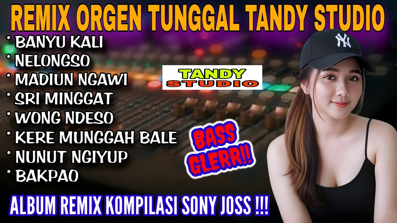 REMIX ORGEN TUNGGAL TANDY STUDIO❗Album remix kompilasi Sony Joss enak❗Madiun ngawi, Sri minggat