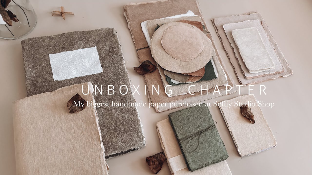My biggest Handmade Paper Purchase from Softly Studio