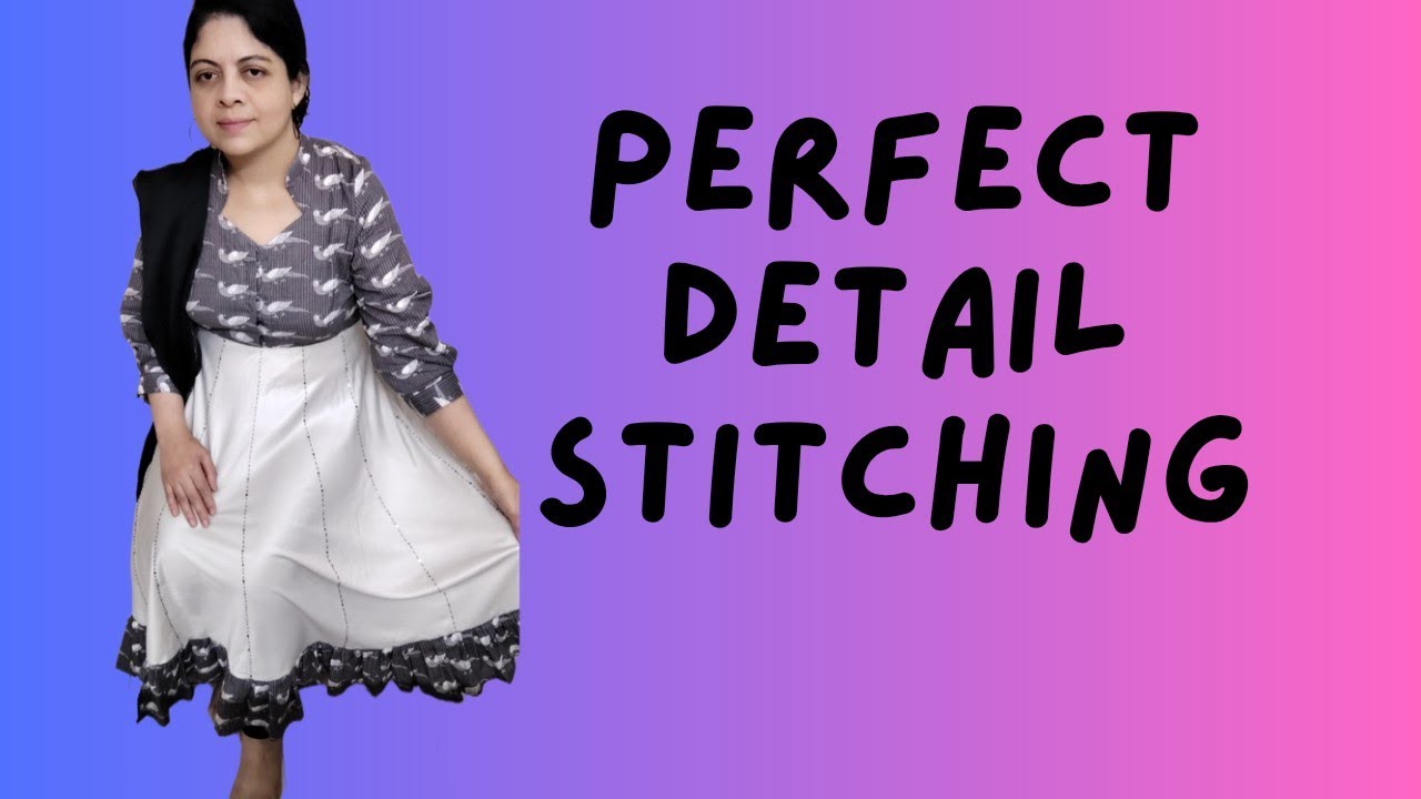 Perfect 🥰✂️🪡Detail Stitching of Umbrella Dress