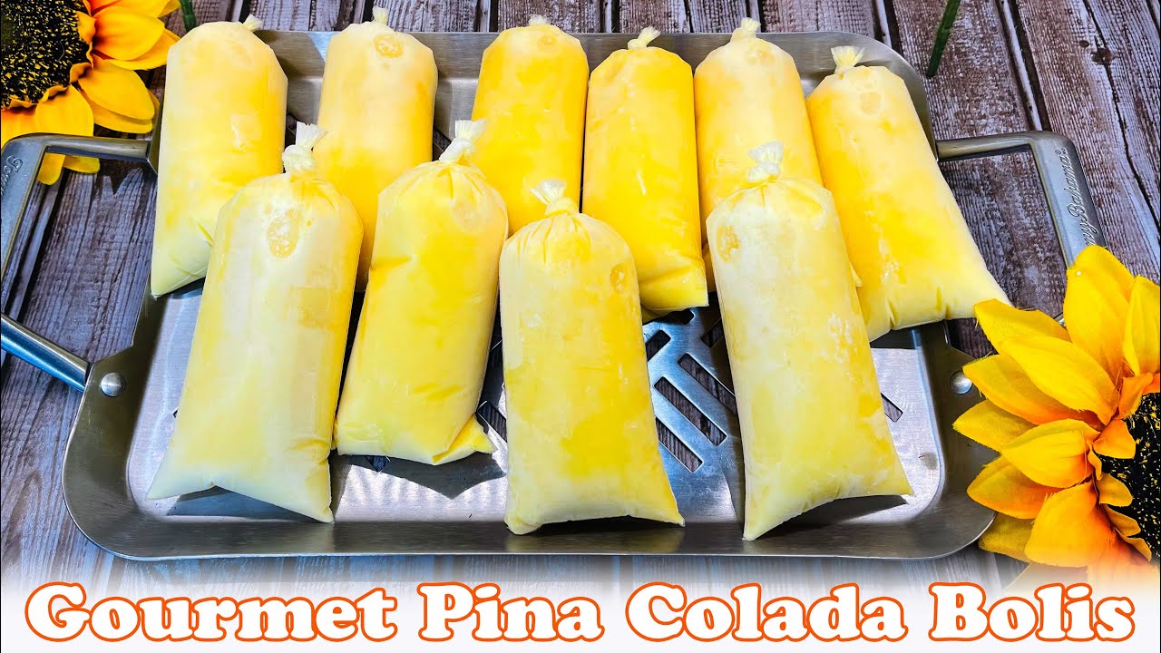 Creamy Pina Colada Bolis | You're going to move these