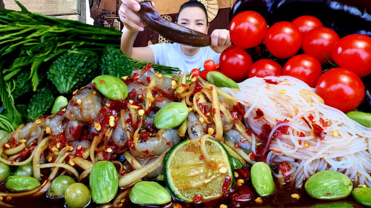 ตำกุ้งสดเผ็ดนัวร์น้ำปลาร้าเเกล้มข้าวปุ้นพริกหวานปาเเลร์โมกรอบ|ส้มซ่าพาเเซ่บ 19 มีนาคม ค.ศ. 2026
