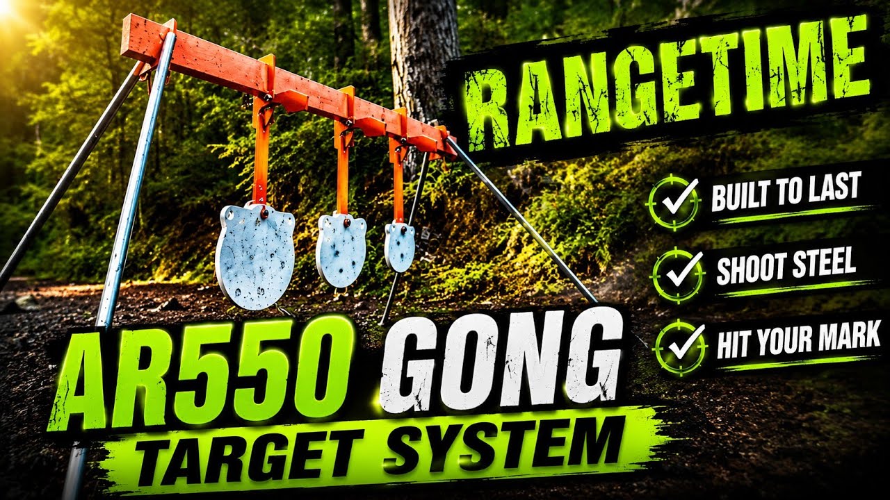 The Rangetime AR550 Gong Target System | AR500 Target Solutions