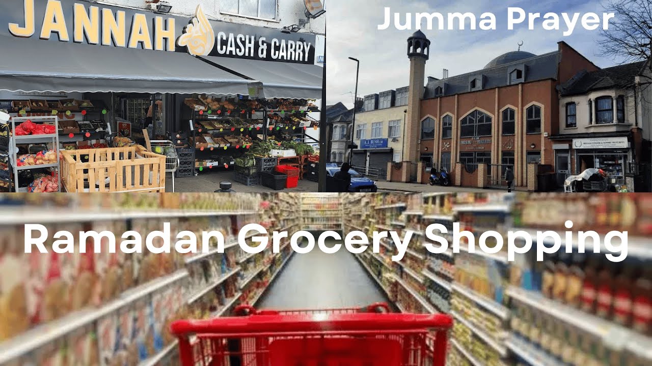 First Ramadan Grocery Haul in the UK 🇬🇧 | Preparing for a Blessed Month! 🌙🛒