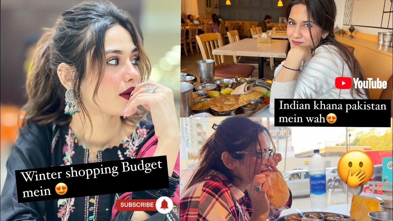 Itni Kam budget mai Itni shopping😳| Indian Thali In Pakistan♥️😍| 