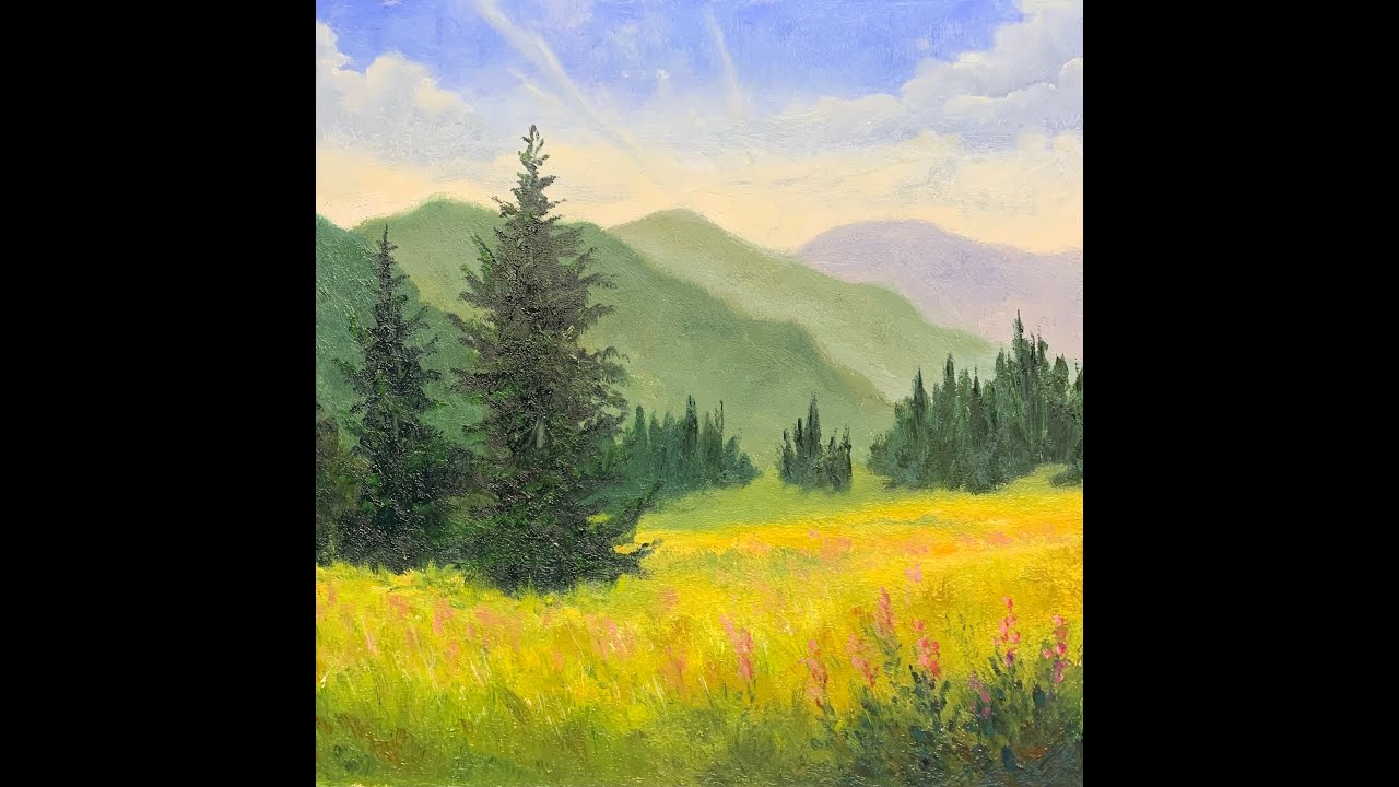 Comment peindre un paysage! peinture à l'huile avec Boris Huguenel