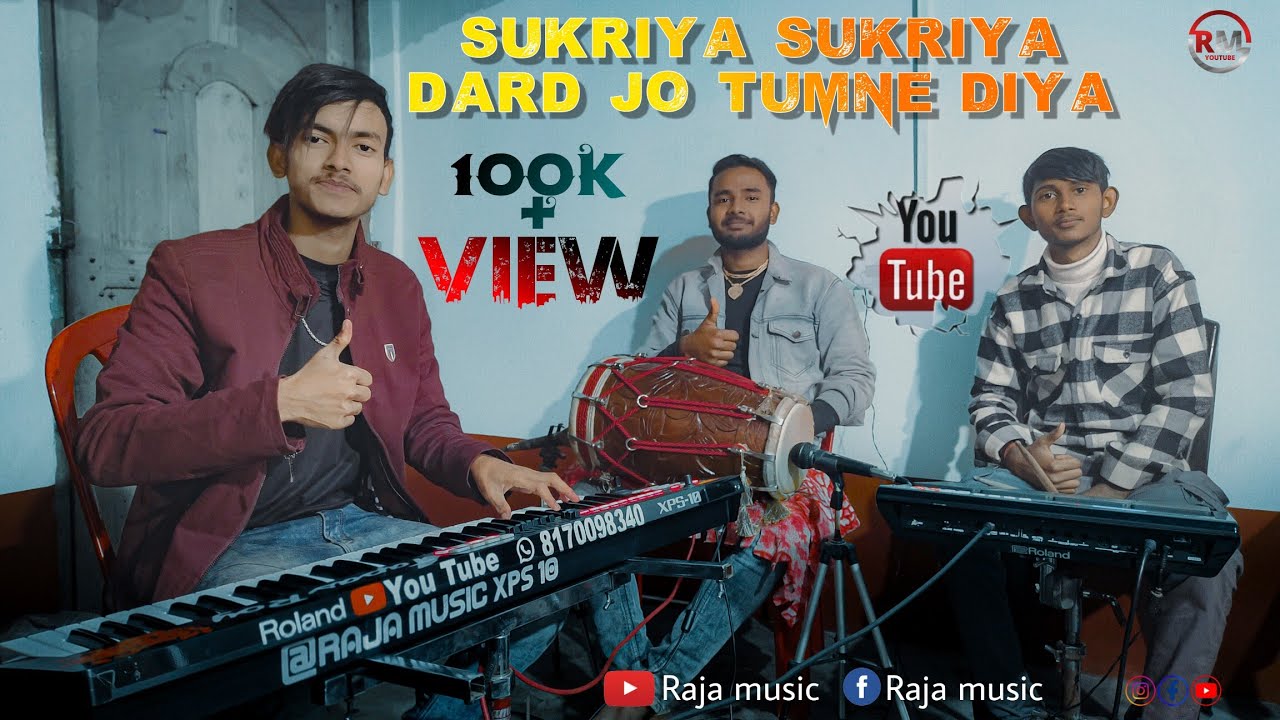 Sukriya Sukriya Dard Jo Tumne Diya _ Sad Song _Covar Instrument (Raja music) XPS 10