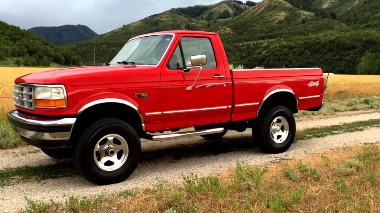 1995 Ford F150 XLT 4WD SHORTBED, 1 OWNER, 118K MILES, SUPER CLEAN, RUNS STRONG, COLD AC!