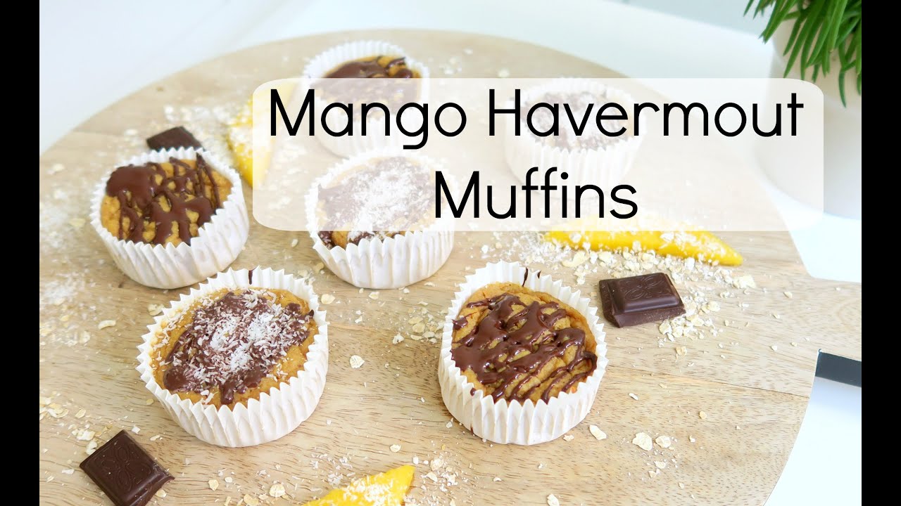 Recept Gezonde Havermout Muffins met Mango!