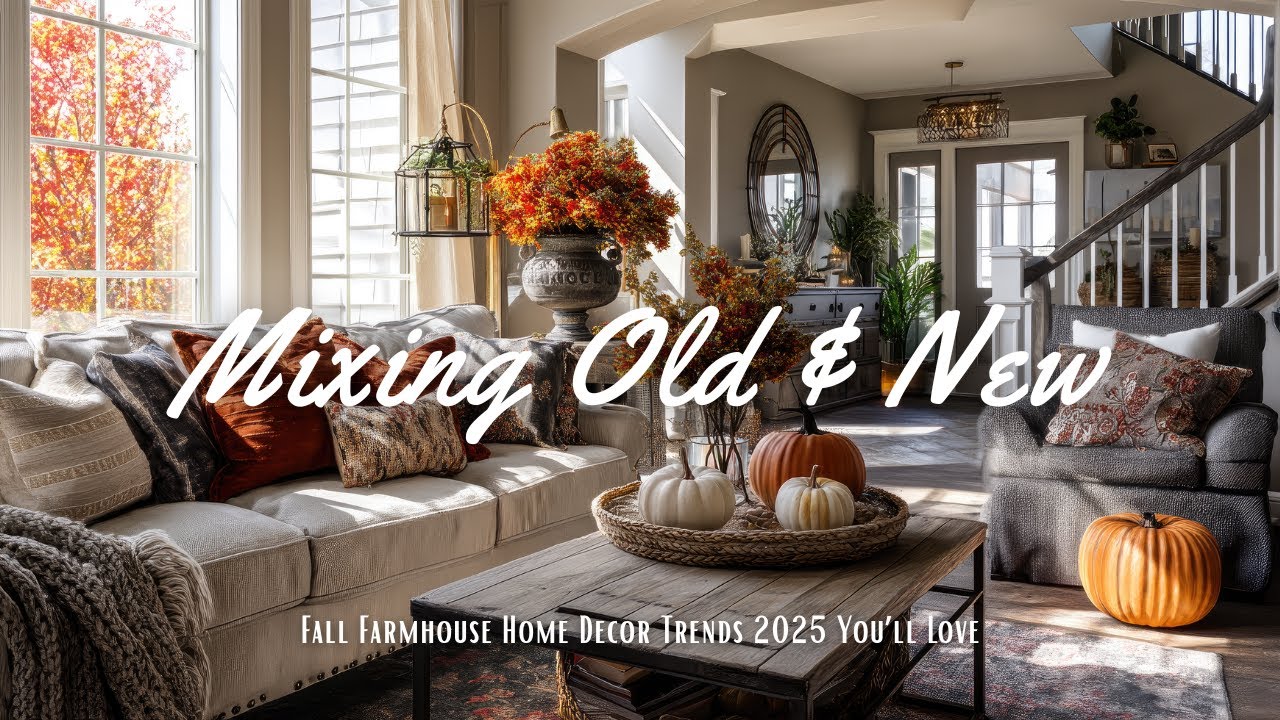 Fall Farmhouse Decor 2025 🍂 | Mixing Old & New Ideas for a Timeless Cozy Home