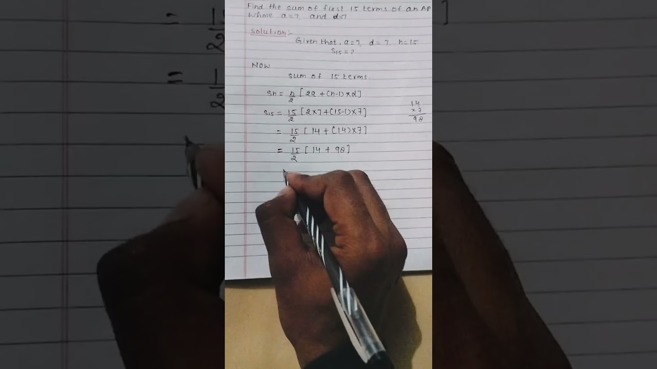 Class 10th Mathematics (Arithmetic progression) All the best to All students 