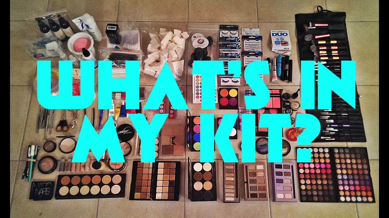 MAKEUP ARTIST SERIES - WHAT'S IN MY PRO MAKEUP KIT? | AMMYRANTH