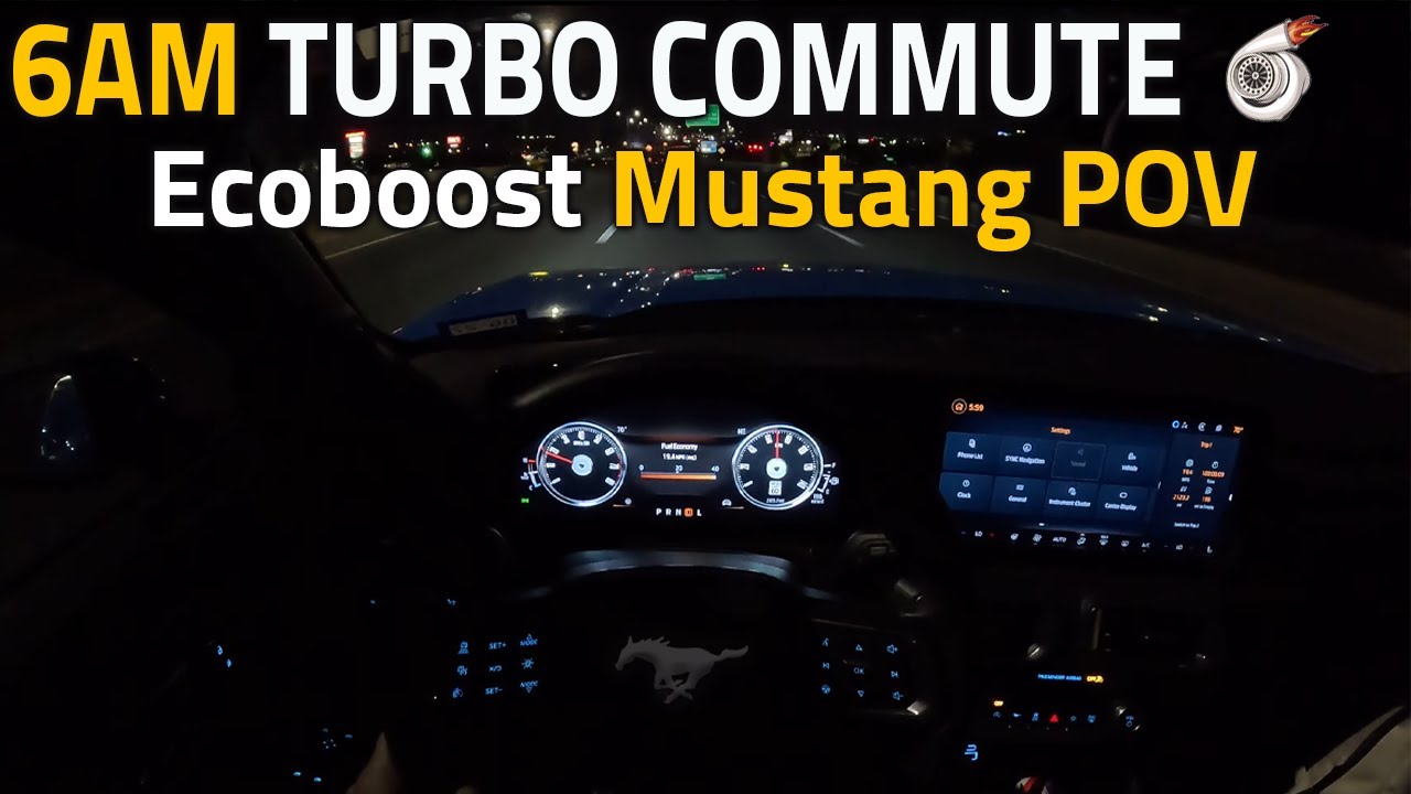 6AM Morning Commute in My EcoBoost Mustang &mdash; Daily Drive & Performance POV 🚗🌅