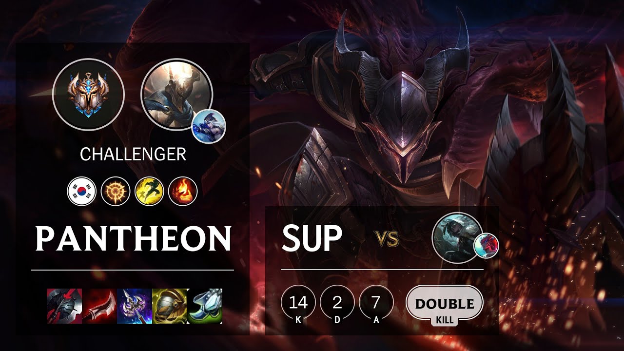 Pantheon Support vs Senna - KR Challenger Patch 10.16