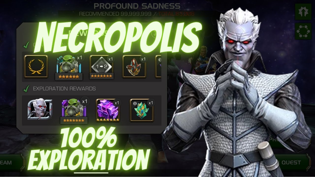 Necropolis 100% Exploration - Huge 6 Star Champions Upgrades