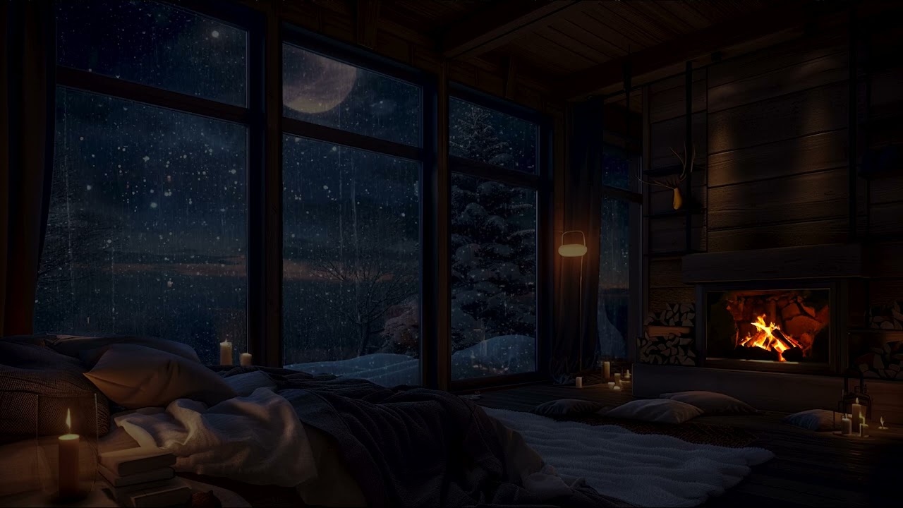 Rain Falls Gently, Warmth All Around: Wonderful Space Lulls Us Into Peaceful Sleep