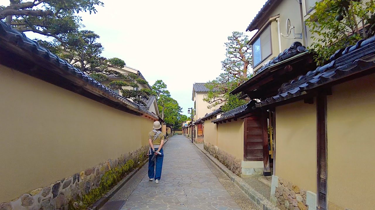 [4K] Kanazawa Walk - Nagamachi Samurai District