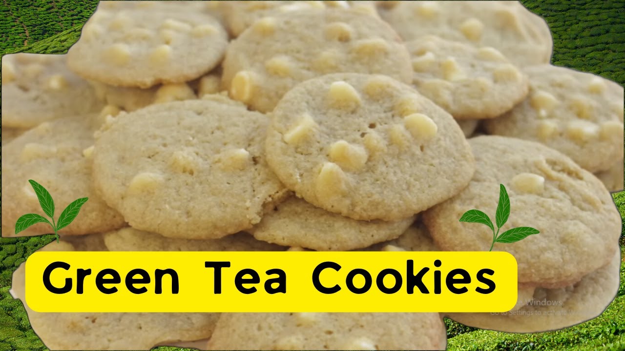 How To Make MATCHA Green Tea Cookies + The EASIEST Way | SimplyBakings