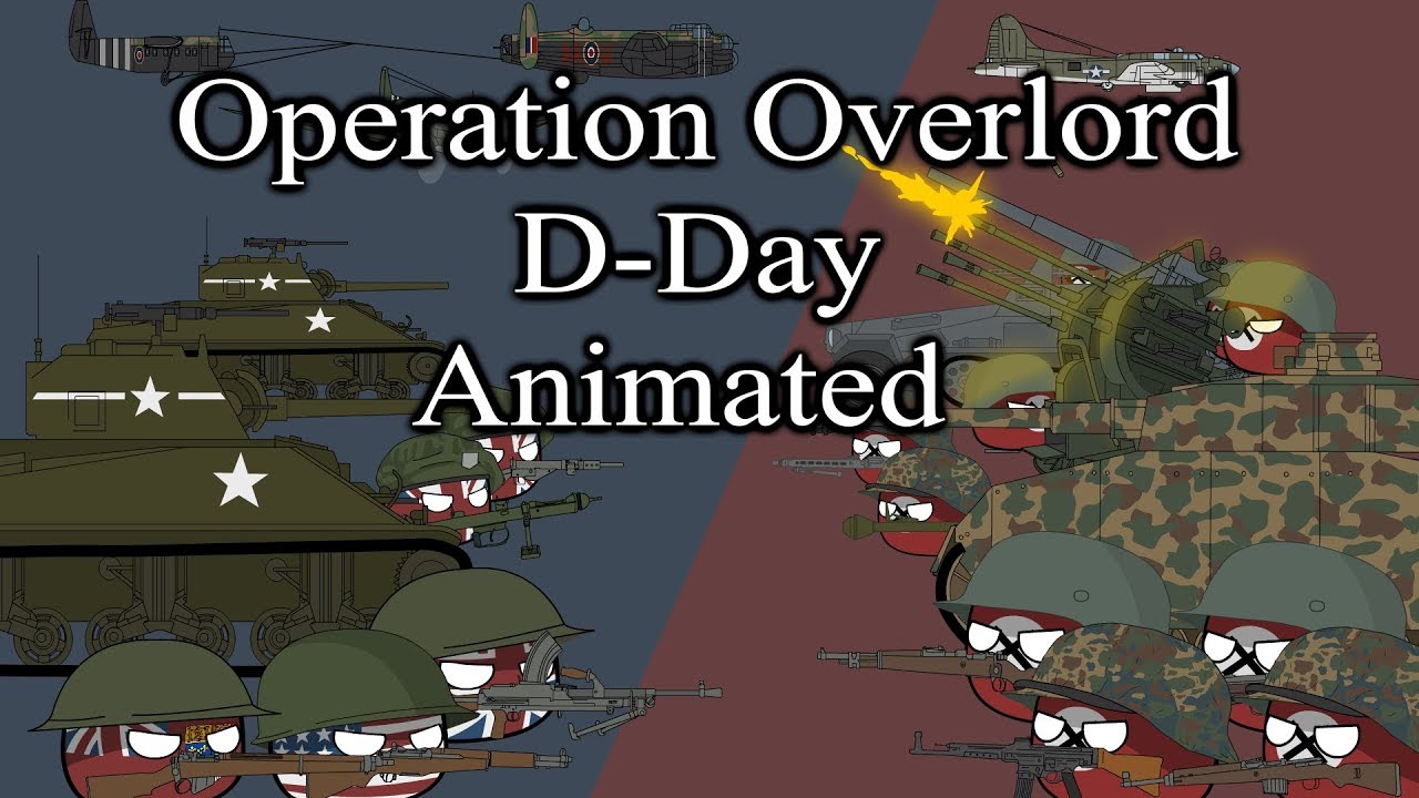 Operation Overlord - D-Day  - Animated |Countryballs|