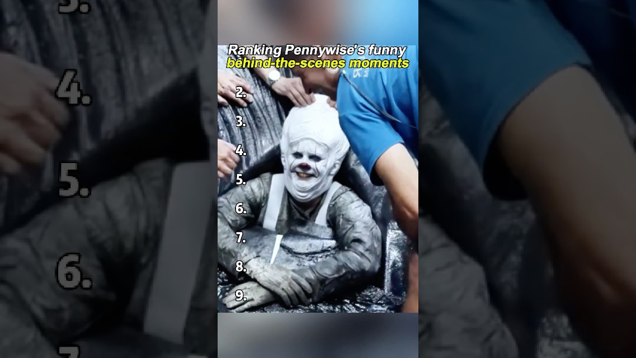Рейтинг забавных закулисных моментов Пеннивайза. #Pennywise#IT#use#fyp#celebrity