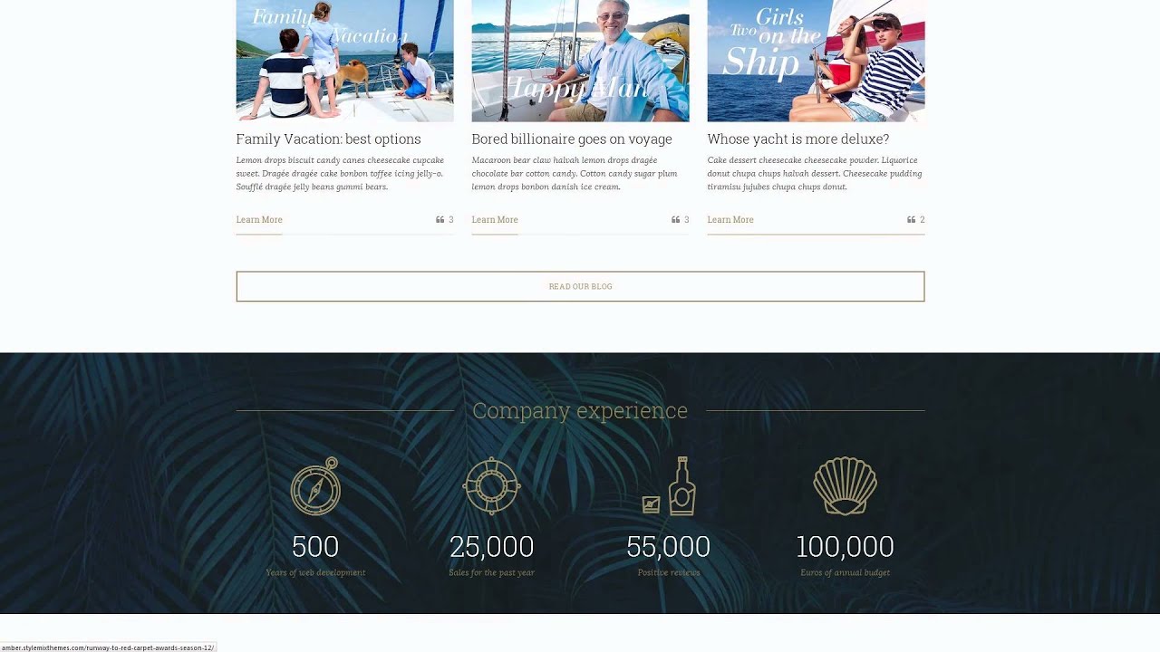 Amber -  Luxury Business WordPress Theme