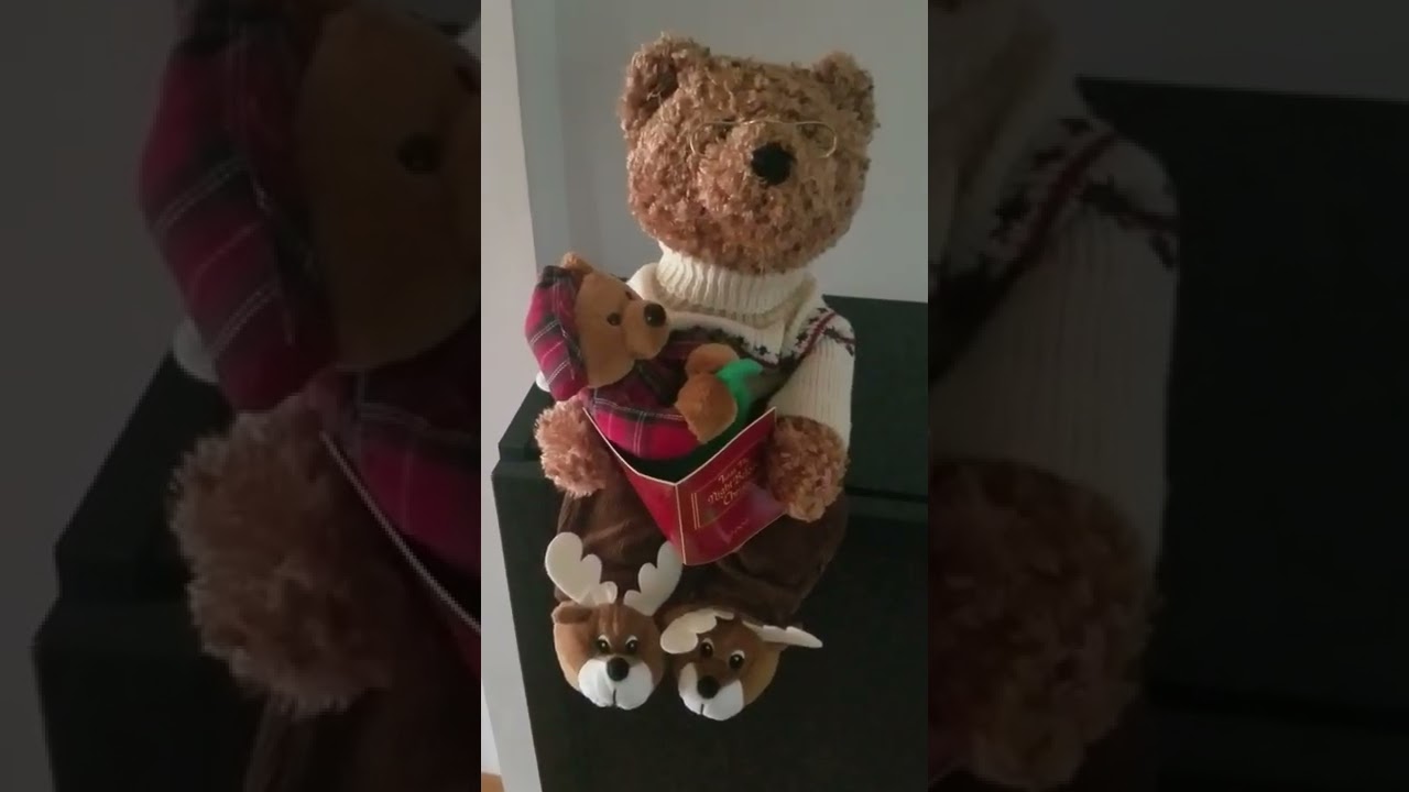 2006 Avon Animated Story Time Bears Reading 'Twas the Night Before Christmas
