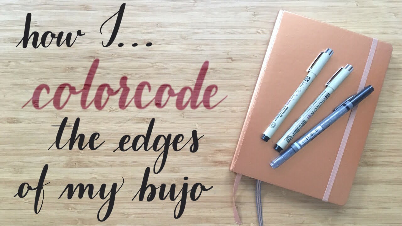 How I... | Colorcode the Edges of My Bujo