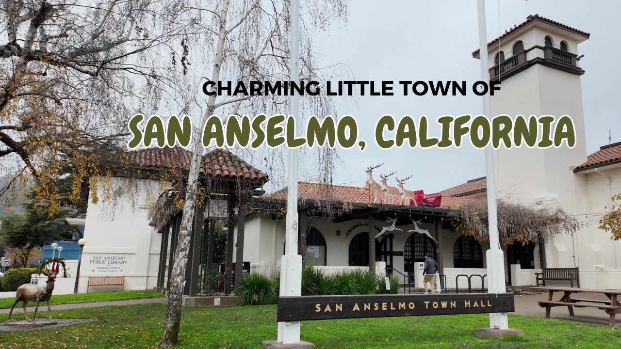 Charming Little Town of SAN ANSELMO, CALIFORNIA, USA