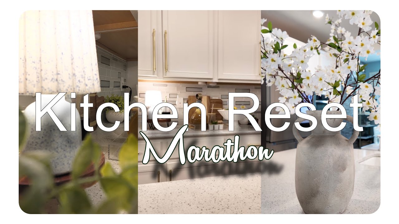 Ultimate Spring, Summer Kitchen & Coffee Bar Cozy Decorate With Me Marathon