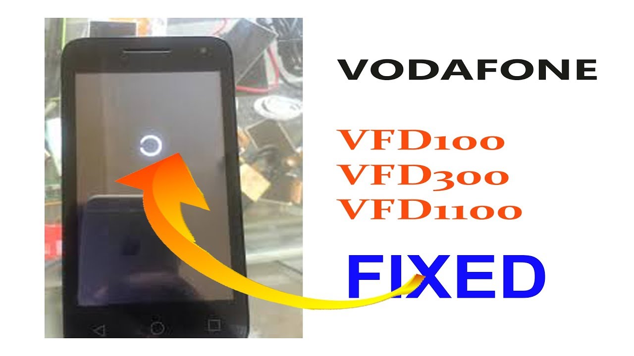 Vodafone vfd 100 , vfd 300 ,vfd100 flash with sptool