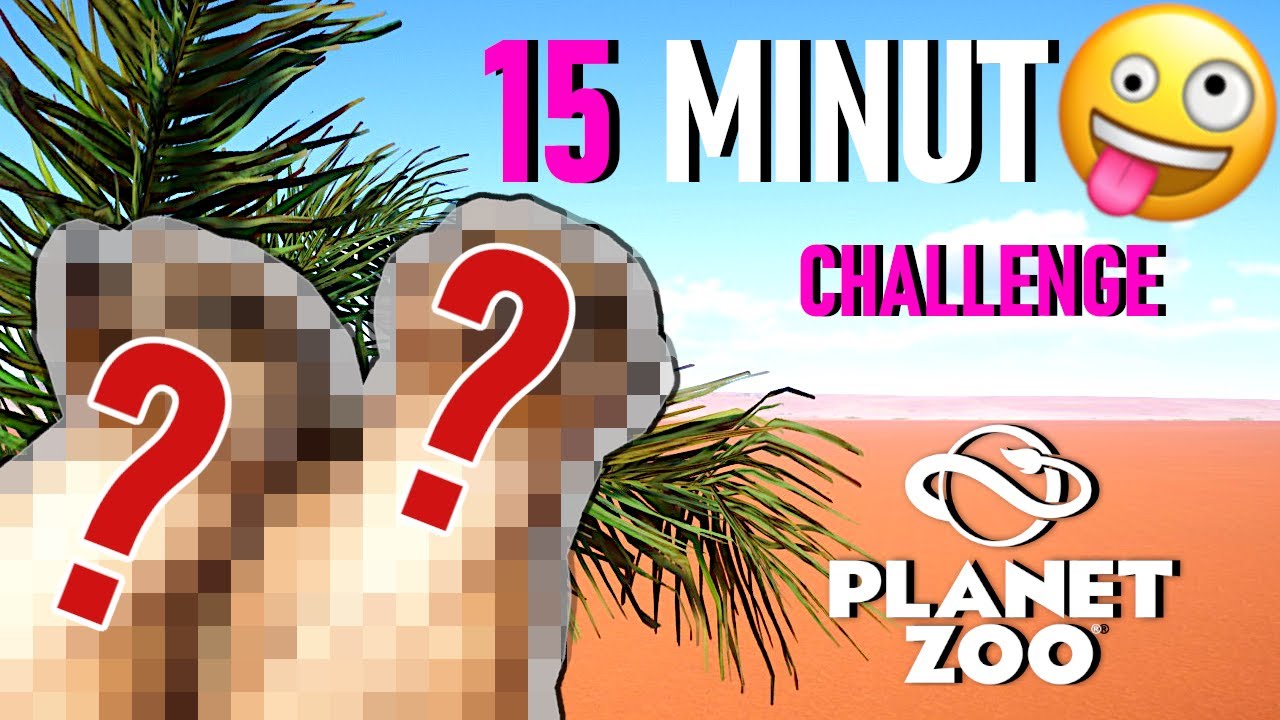 15 MINUT CHALLENGE W PLANET ZOO WYZWANIE LOSOWY WYBIEG