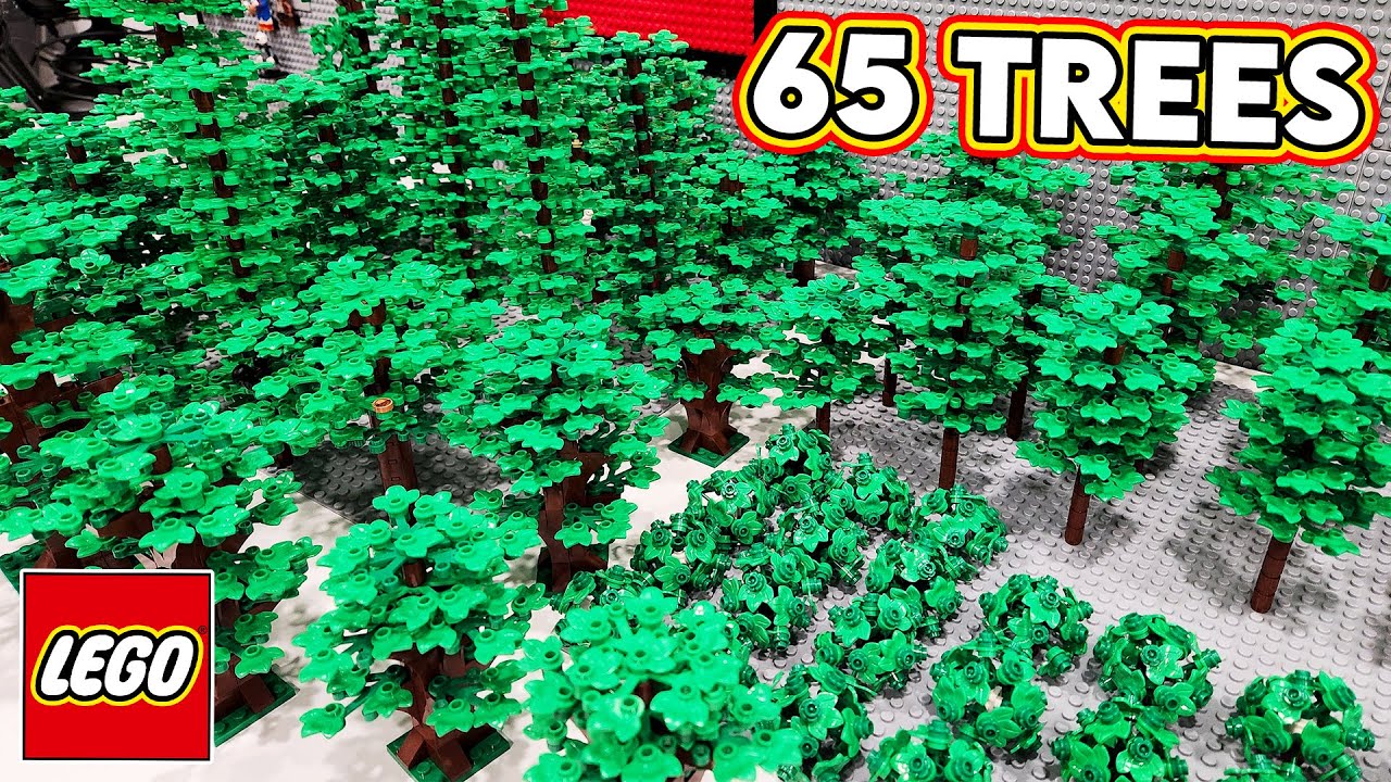 Я построил 65 уникальных деревьев LEGO для кемпинга