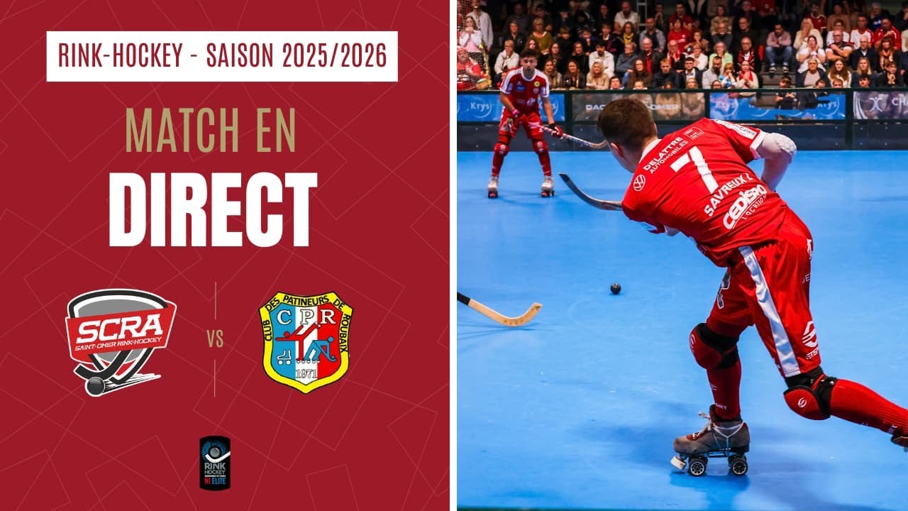 J4 N1 ELITE 2025 2026 RINK HOCKEY SCRA ST OMER 11 - 3 CP ROUBAIX Mt2