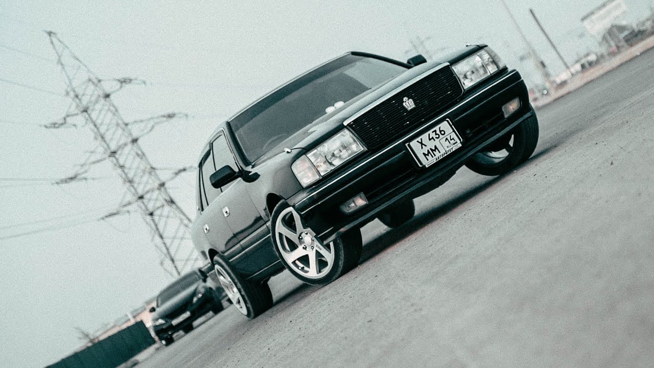 Злой Toyota CROWN JZS151 заставил нервничать  MARK X 250G?| Toyota Wish быстрее Toyota Ipsum.