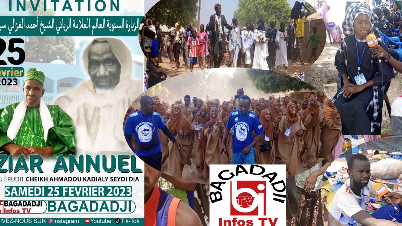 2eme Partie de la grand ziarra annuelle d'El hadji amadou kadialy seydidia Bagadadji édition 2023